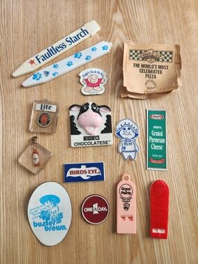 Lot Of Assorted Vintage Branded Fridge Magnets